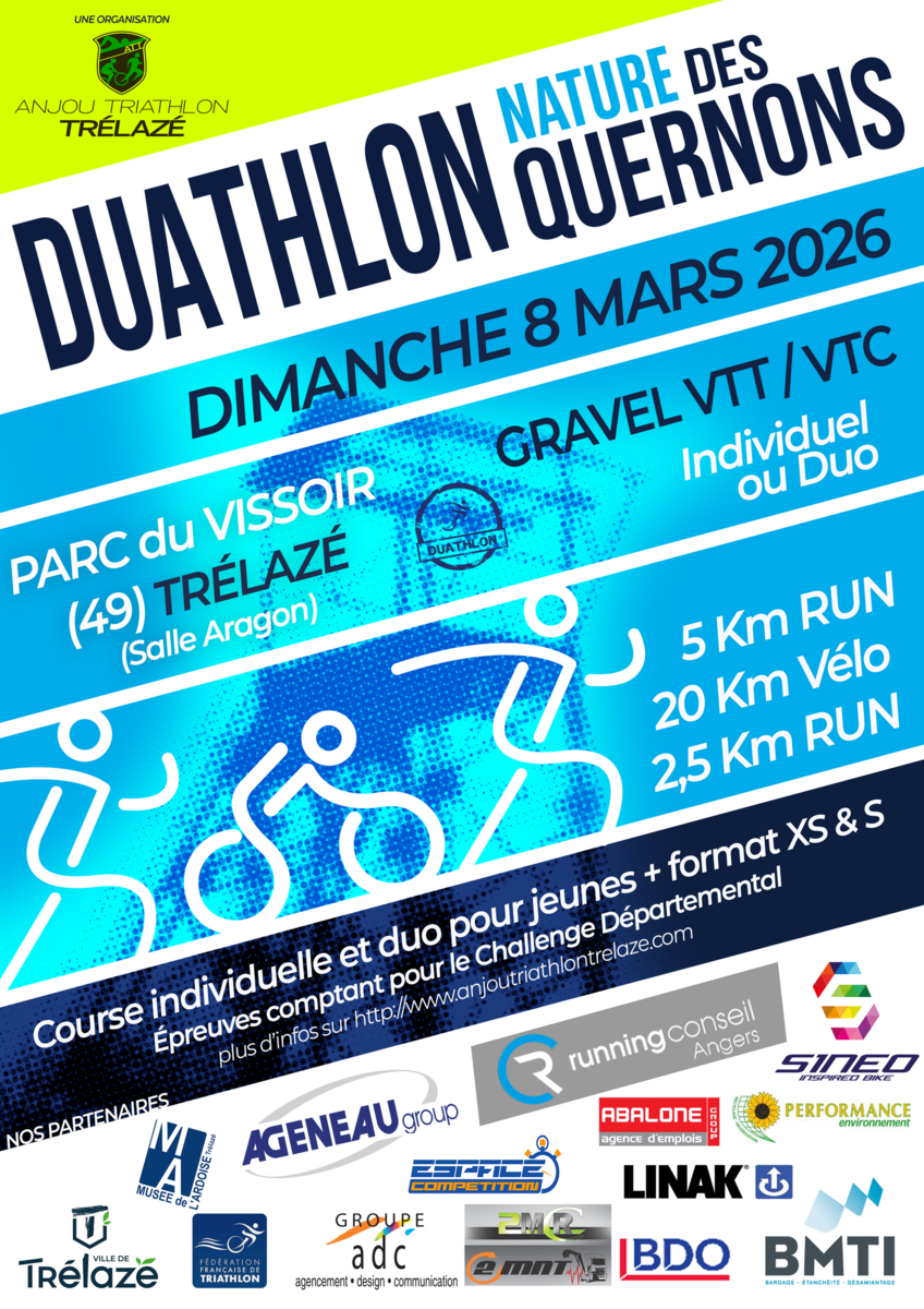 En route pour le Duathlon des Quernons 2026